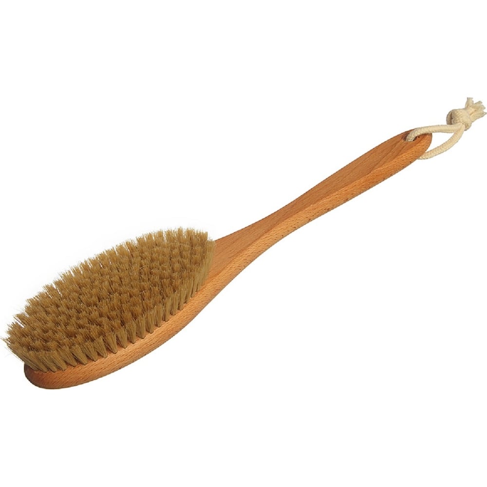 Щетка для сухого массажа тела YOZHIK щетка для сухого массажа 8 см с держателем силикон бамбук серая bamboo spa