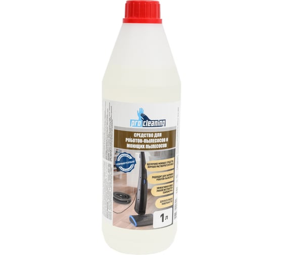 Изображение товара Средство для моющих пылесосов и поломоечных машин ROBOT CLEANER 1л. Pro cleaning 335-1