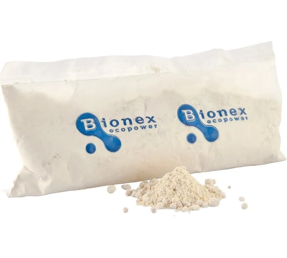 Изображение товара Средство для профессиональной очистки почв и воды от загрязнений нефтепродуктами Bionex Oil Solvent, порошок, 200 гр. 100