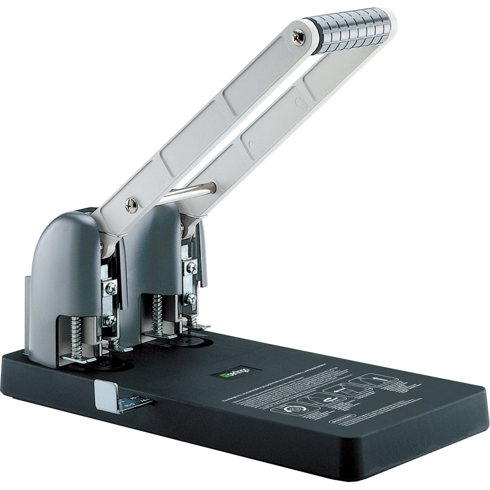 Изображение товара Мощный дырокол BERLINGO Heavy Duty 150 листов черный с линейкой DDm_15021