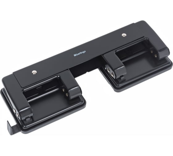 Изображение товара Металлический дырокол BERLINGO Universal 20 листов, 4 отверстия, черный Ddm_20400