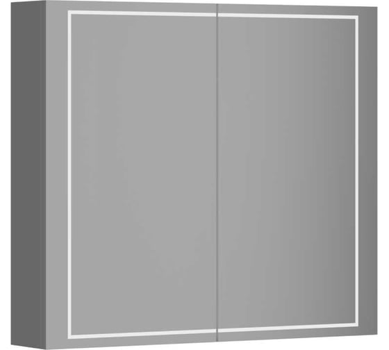 Изображение товара Зеркальный шкаф AQWELLA Simplex 80 см со светодиодной подсветкой, сенсорным выключателем и регулятором освещенности. SLX0408