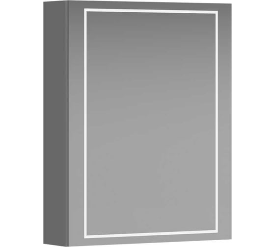 Изображение товара Зеркальный шкаф AQWELLA Simplex 55 см со светодиодной подсветкой, сенсорным выключателем и регулятором освещенности. SLX0455L