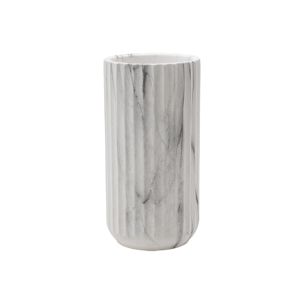 Изображение товара Декоративная ваза Вещицы Рельеф, 95х95х180 мм, мраморный Cha19-M