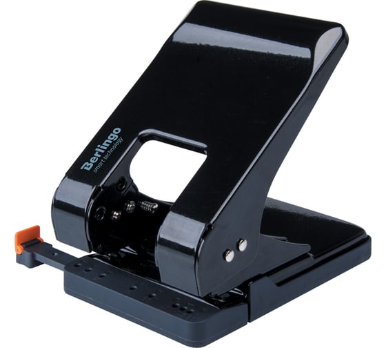 Изображение товара Энергосберегающий металлический дырокол BERLINGO Smart Technology 45 листов, фиксатор, линейка DDm_45301