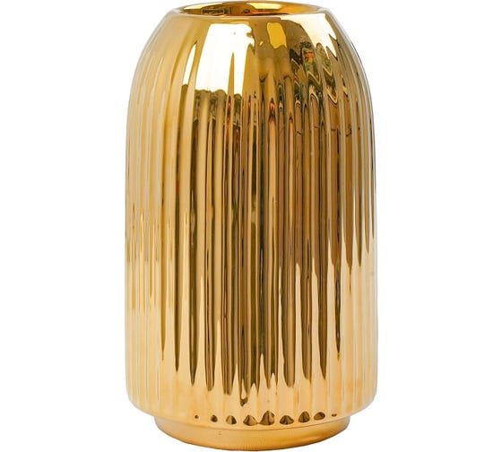 Изображение товара Декоративная ваза Вещицы Блеск, 120х120х200 мм, золотой Cha23-M