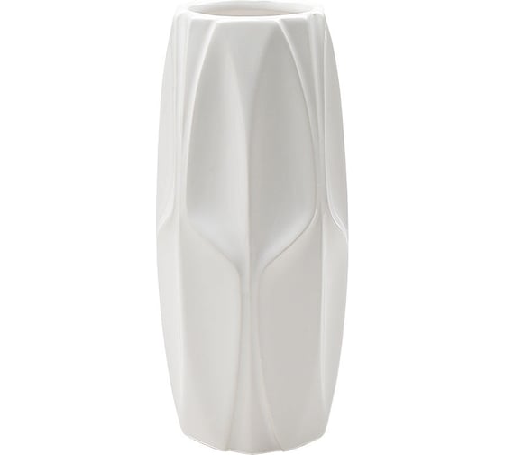 Изображение товара Декоративная ваза Вещицы Контур, 120х120х260 мм, белый Cha26-M