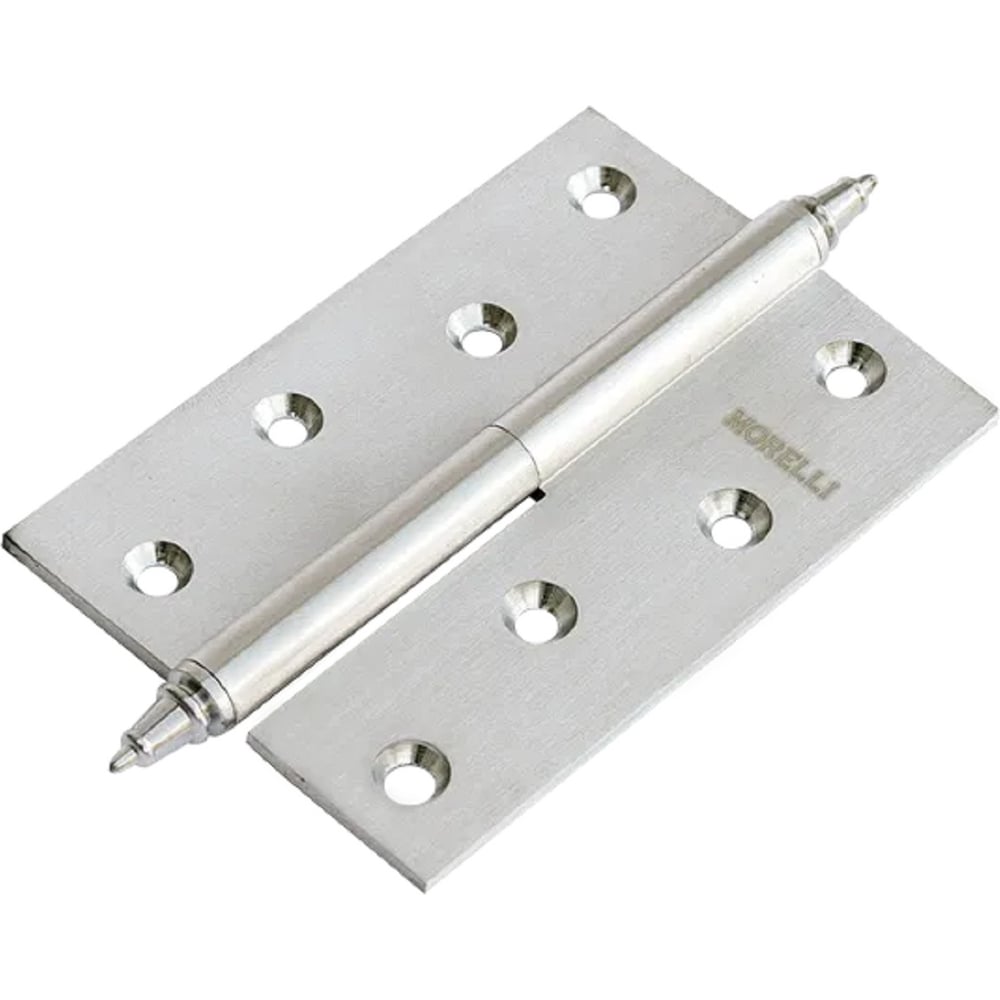 Изображение товара Петля стальная правая с подшипгиком MORELLI MSN 100x70x2.5 SN R мат. никель 9015112