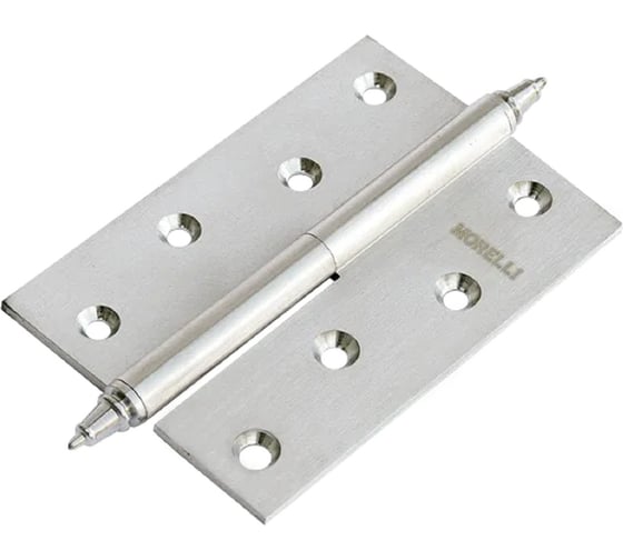 Изображение товара Петля стальная левая с подшипником MORELLI MSN 100x70x2.5 SN L мат. никель 9015107