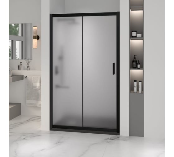 Изображение товара Душевая дверь RGW PA-016 B 130*195, черный/матовое/6 мм 350801613-24