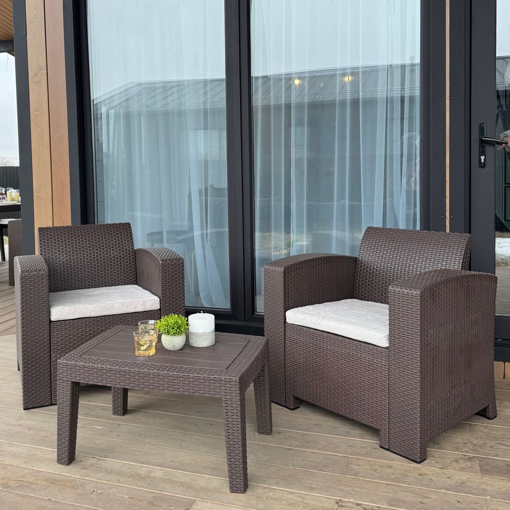 Изображение товара Комплект уличной мебели Royal Family LANA LUX XS 3 предмета для дачи и сада