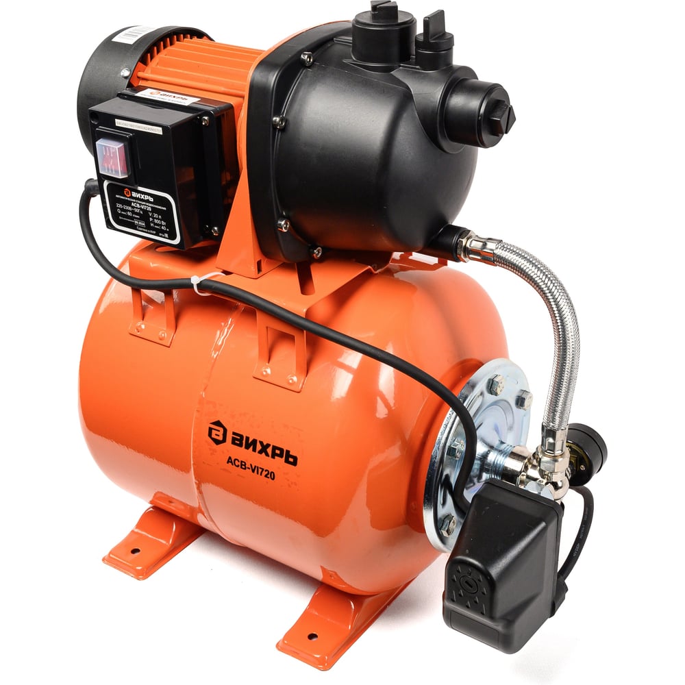 Изображение товара Автономная станция водоснабжения Вихрь АСВ-VI720 900/68/1/32 профессиональный насос