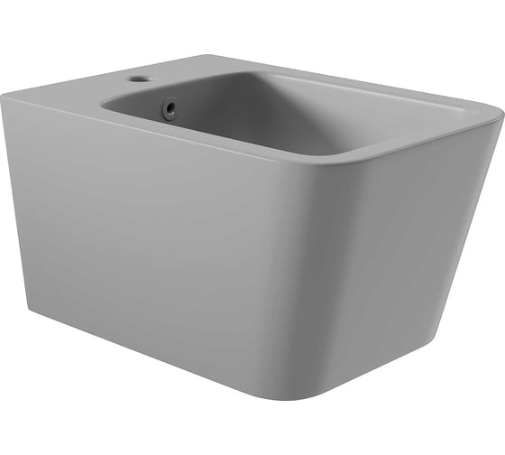 Изображение товара Биде подвесное AQUEDUTO AQD MACIO 525*370, серый матовый MAC0330