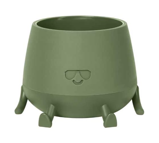 Изображение товара Кашпо bmc КШ 1854 Мистер Крутой Оливка, 11х9 см, 600мл 072619