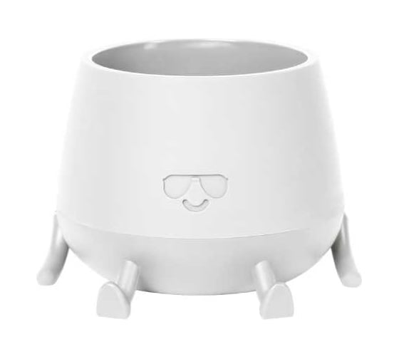 Изображение товара Кашпо bmc КШ 1850 Мистер Крутой Белый, 11х9 см, 600мл 072622