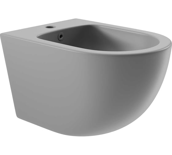 Изображение товара Биде подвесное AQUEDUTO AQD OVO 525*365, серый матовый OVO0330