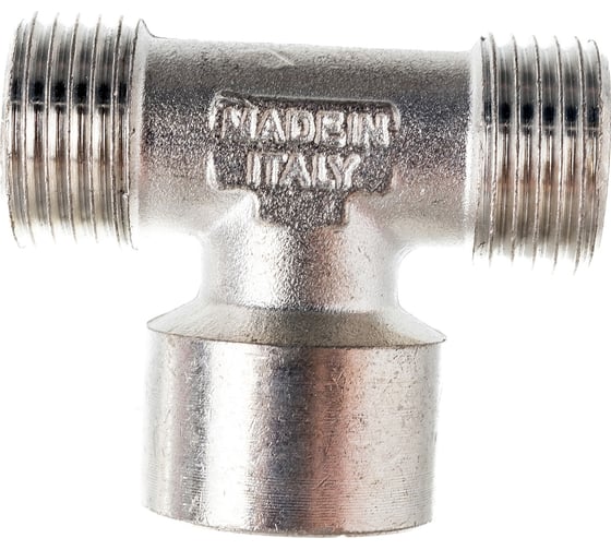 Изображение товара Тройник ELSEN НВН, 1/2, 1/2, 1/2, TIN латунь, равнопроходной EBF09.12T