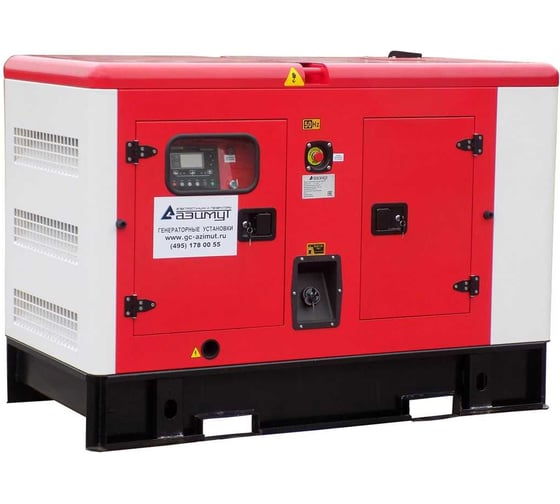 Изображение товара Дизельная электростанция АЗИМУТ в шумозащитном кожухе 400В, 60кВт АД60С-Т400-1РКМ16