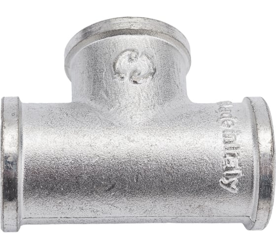 Изображение товара Тройник ELSEN ВВВ, 1/2, 1/2, 1/2, TIN латунь, равнопроходной EBF07.12T