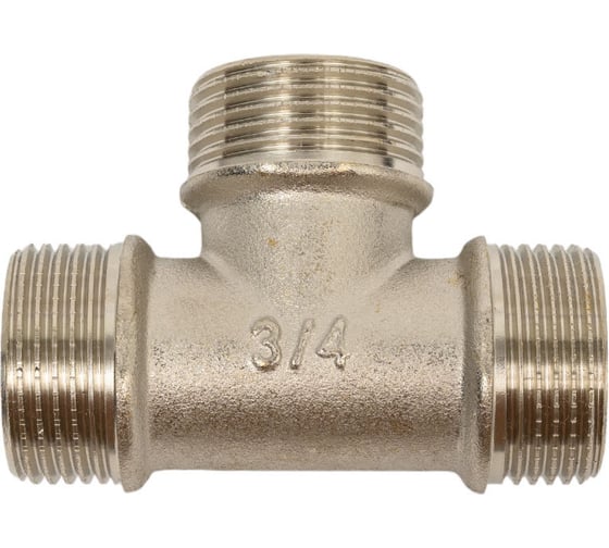 Изображение товара Тройник ELSEN ННН, 3/4, 3/4, 3/4, TIN латунь, равнопроходной EBF06.34T