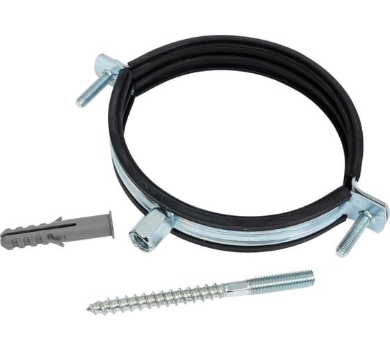 Изображение товара Хомут с резиной и дюбелем Imperial 4 (100-110 м10,м8) 18-040