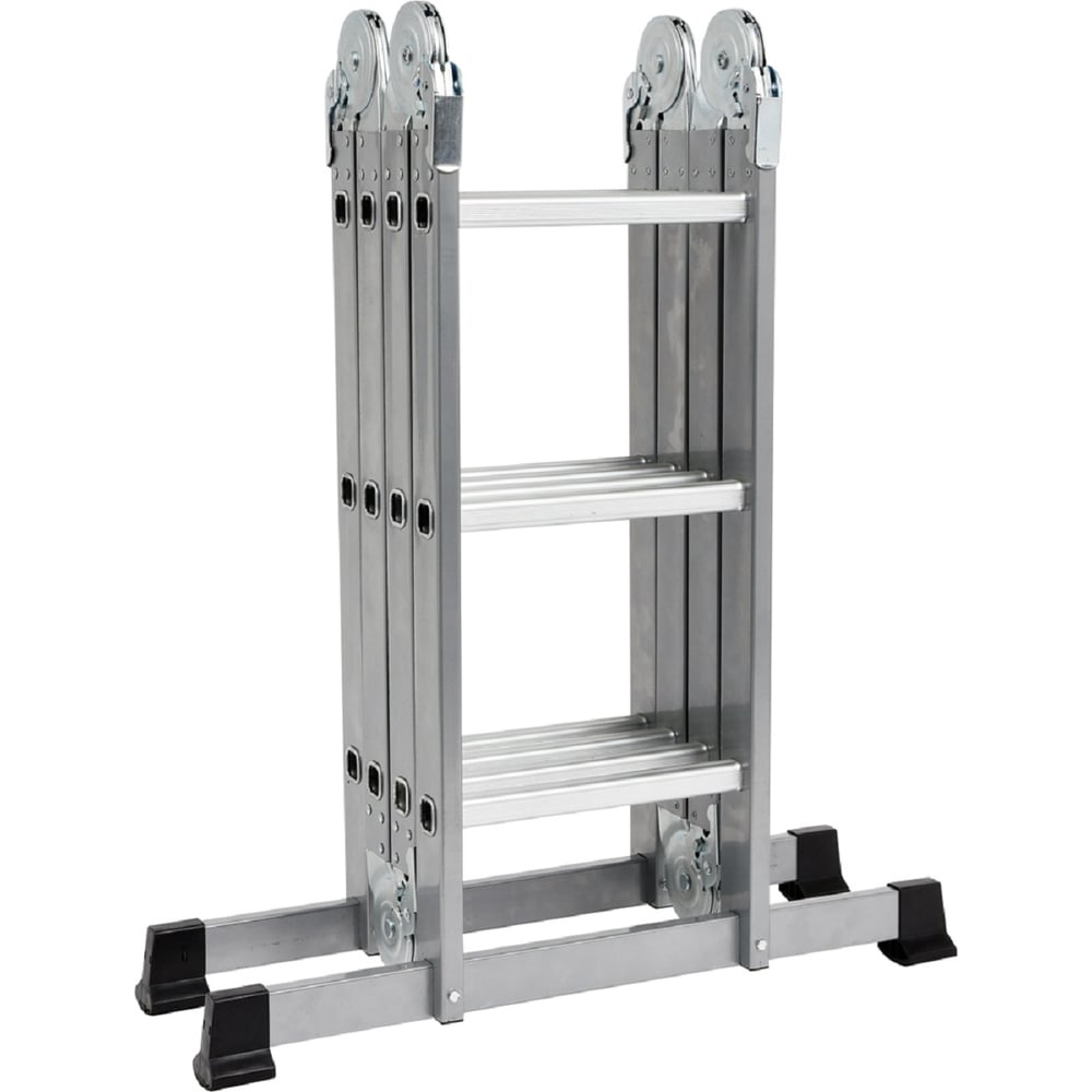 Изображение товара Телескопическая стремянка VOREL 4x3 17704 для работы на высоте