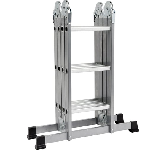 Изображение товара Телескопическая стремянка VOREL 4x3 17704