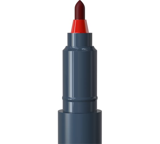 Изображение товара Маркер перманентный Berlingo "Multiline PE100" красный, пулевидный, 1мм, 12 шт. PM6322