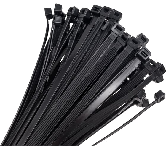 Изображение товара Стяжка (хомут) нейлоновый LAVITA 7.6x400 мм, чёрный LA 26_7.6X400B