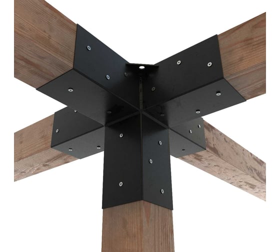 Изображение товара Крепежный кронштейн (коннектор) для беседок и пергол АрсеналЪ 1 шт. ARSENAL PERGOLA модель AR755102957-06