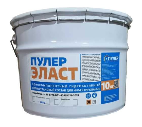Изображение товара Инъекционная смола Гирман Пулер Эласт, 10 кг 00000366