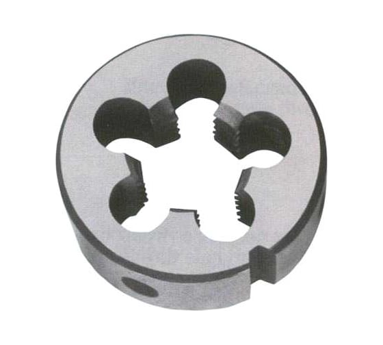 Изображение товара Плашка Дюймовая CNIC 7/16-14BSW 55гр 9ХС 14 ниток/дюйм, dнар. 30мм резьба Уитворта 39274