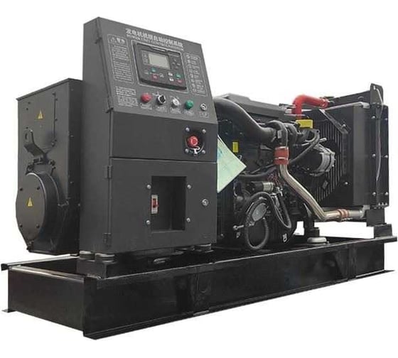 Изображение товара Дизельный генератор ООО "ПК "АЗИМУТ" WEICHAI 64 кВт, 400В, открытый на раме, АВР, СЗУ АД-64С-Т400-2РМ7