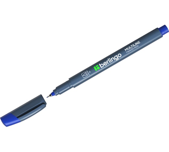 Изображение товара Перманентный маркер для CD/DVD BERLINGO Multiline PE50 синий, 0,5 мм PM6433