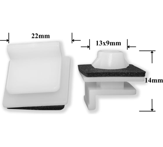 Изображение товара Автокрепеж КрепАвто для Acura Honda 10 шт 91514SAA003 1723
