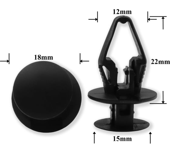 Изображение товара Автокрепеж КрепАвто для Chevrolet GM Jeep 10 шт 11561368 1722