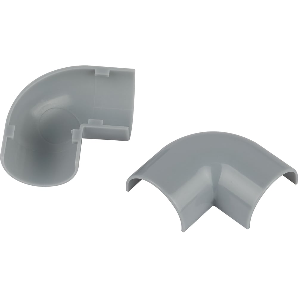 Изображение товара Поворот ЭРА T90KK3013F на 90 градусов для полукруглого кабельканала серый 30x13мм 2шт/комплект Б0064967