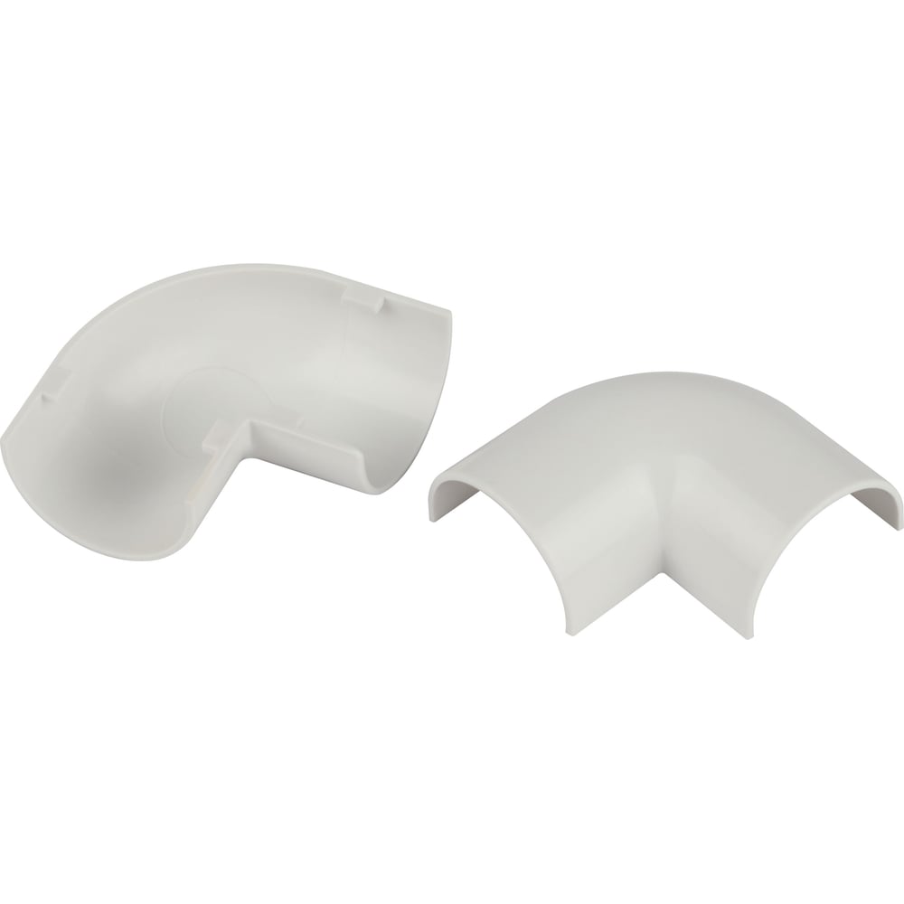 Изображение товара Поворот ЭРА T90KK2012FW на 90 градусов для полукруглого кабельканала белый 20x12мм 2шт/комплект Б0064981