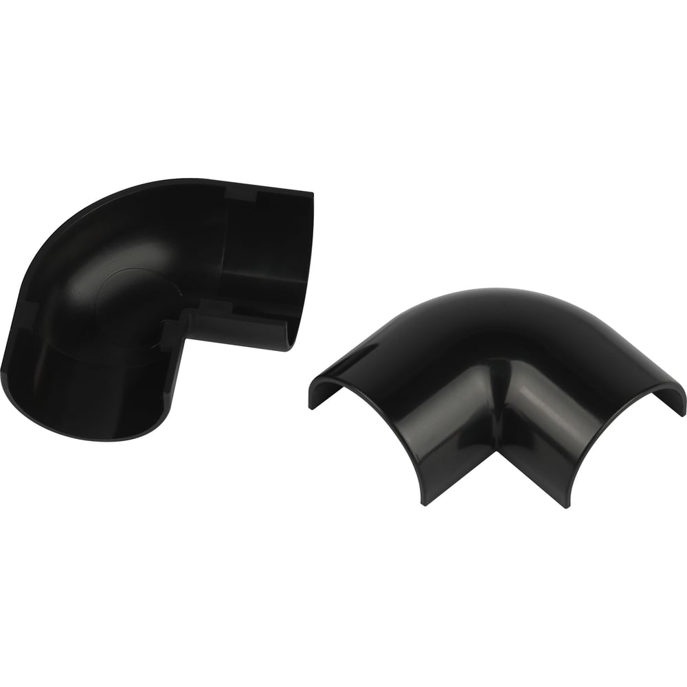 Изображение товара Поворот ЭРА T90KK2012GR на 90 градусов для полукруглого кабельканала графит 20x12мм 2шт/комплект Б0064977