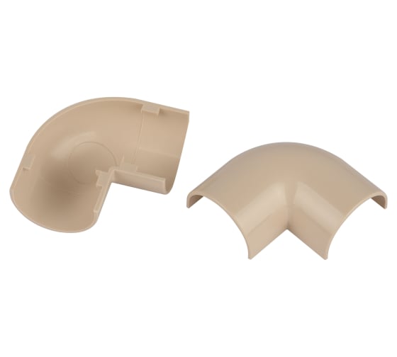 Изображение товара Поворот ЭРА T90KK2012B на 90 градусов для полукруглого кабельканала бежевый 20x12мм 2шт/комплект Б0064979