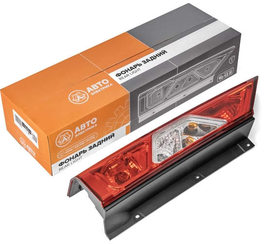 Изображение товара Фонарь задний АВТОЭЛЕКТРИКА левый в сборе (A31R23.3716009) Газель NEXT цельномет. Кузов 112.14.31.3716-01М 112.14.31.3716-01М 09.02645