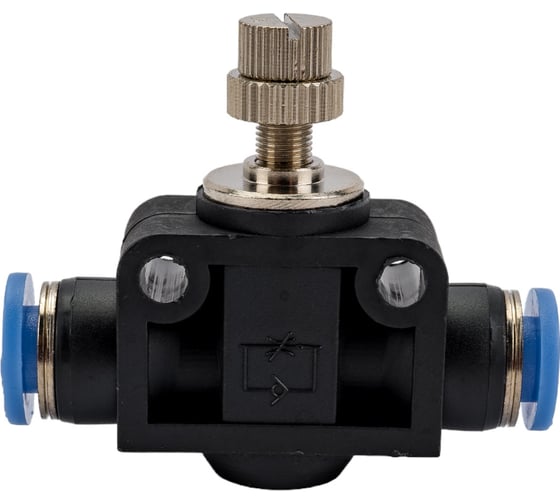 Изображение товара Фитинг-дроссель (пневмодроссель) цанговый 6 мм SHPI SCF 06