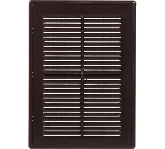 Изображение товара Решетка разъемная с москитной сеткой Эвент П1825Р коричневая