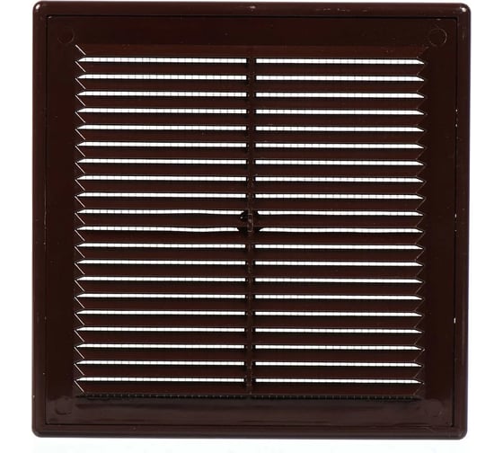 Изображение товара Решетка разъемная с москитной сеткой Эвент П2121Р коричневая