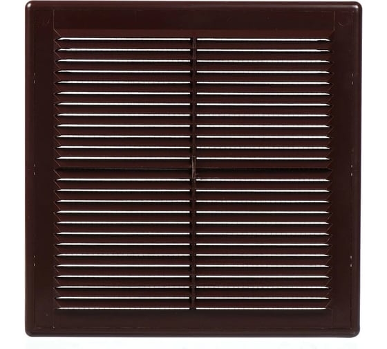 Изображение товара Решетка разъемная с москитной сеткой Эвент П2525Р коричневая