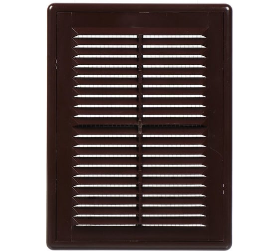Изображение товара Решетка разъемная с москитной сеткой Эвент П1520Р коричневая