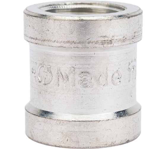 Изображение товара Муфта ELSEN ВВ, 3/8, 3/8, TIN латунь, равнопроходная EBF16.38T