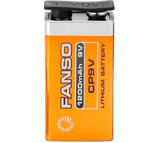 Изображение товара Батарея FANSO диоксид марганцевая (Li-MnO2), CP9V, комплект 8шт 6746910