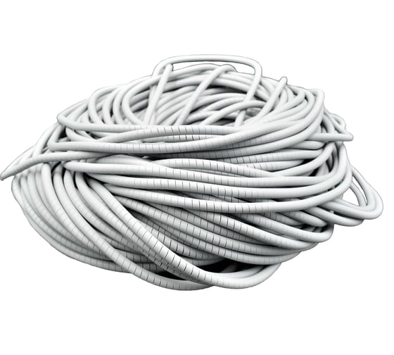 Изображение товара Спиральная монтажная негорючая лента Мемотерм-ММ с низким дымовыделением ЛСТнг-4 V-0 серая 10 м 490