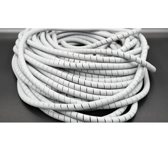 Изображение товара Спиральная монтажная негорючая лента Мемотерм-ММ с низким дымовыделением ЛСТнг-10 V-0 серая 10 м  491 Р_ЛСТнг-10(V-0)сер(10м)